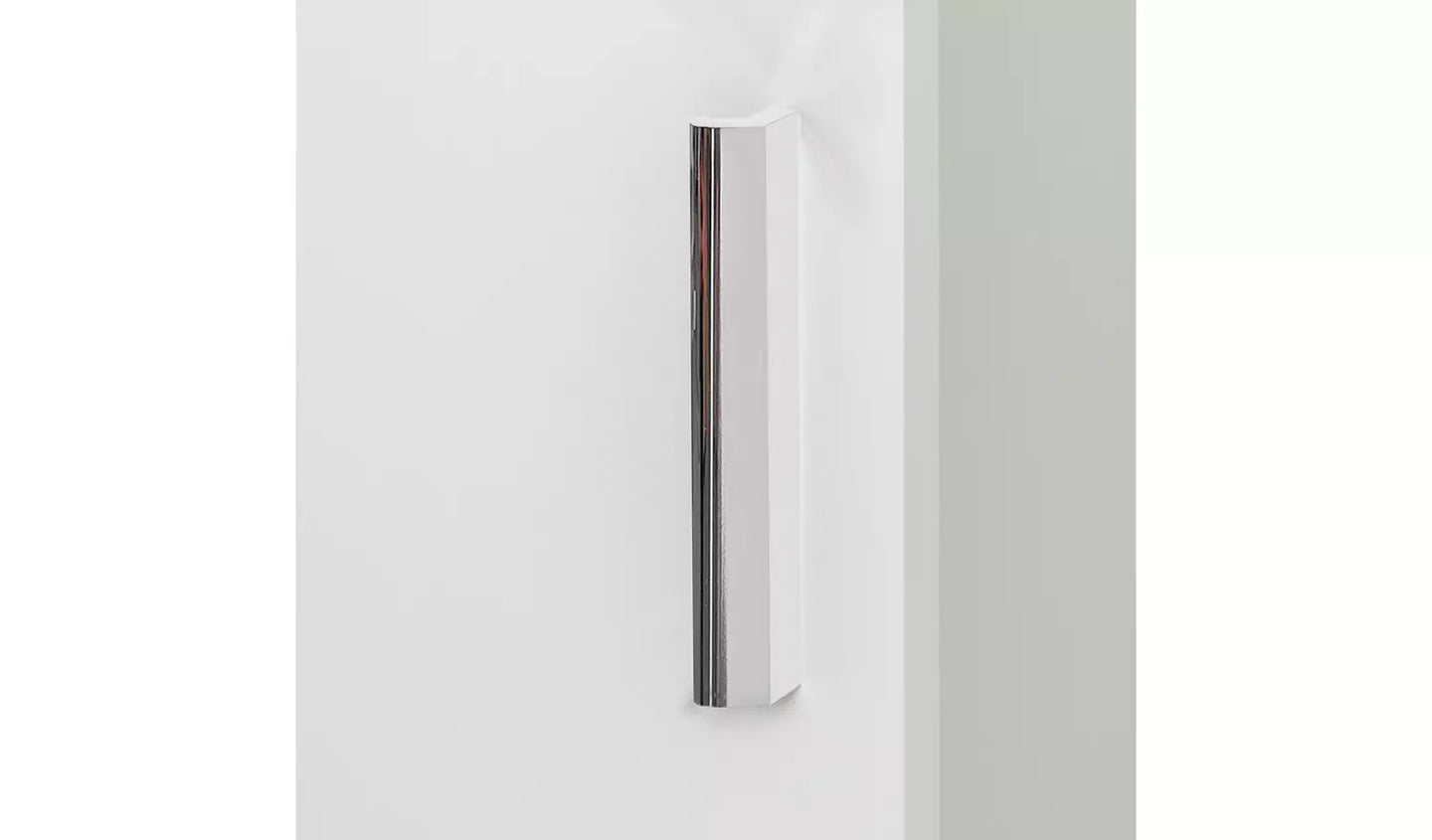 Assembled Nova 2 Door Sliding Wardrobe - White